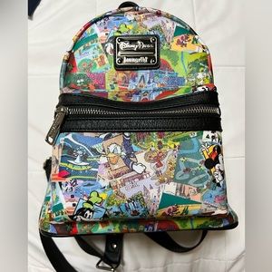 Slightly used loungefly Disney Park exclusive backpack